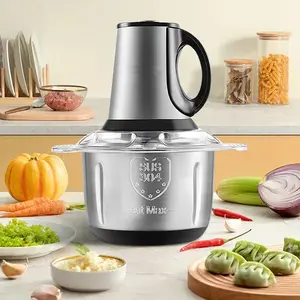 3L Meat grinder, Food Processors, Meat Grinder 4 Bi-Level Blades, mixer grinder electric, Mini Electric Food Chopper, for Baby Food, Meat, Onion, Vegetables