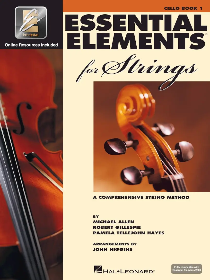Essential Elements for Strings Book 1 with Eei Cello Sheet Music and on the internet Audio Hal Leonard [With CD and DVD] -- Robert Gillespie - Paperback