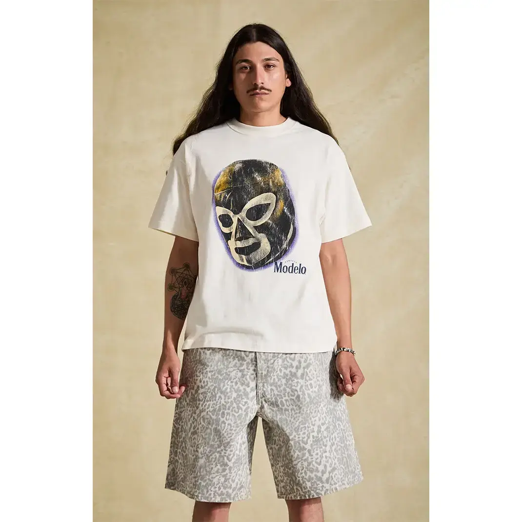 Modelo Men's Luchador Mask T-Shirt - Multicolor