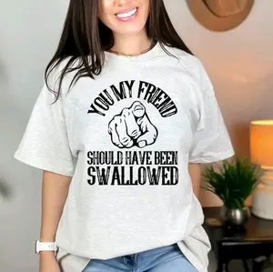 Swallowed Humor Gray Sweatshirt/T-shirt Unisex Gildan