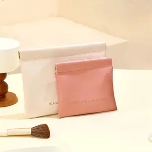 Mini Minimalist Storage Pouch, Solid Color Coin Purse, Lipstick Clutch Organizer, Cosmetic Pouch, Makeup Organizer Pouch