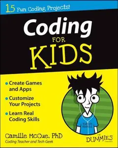 USED Book - Coding for Kids for Dummies by McCue, Camille (Paperback) - english
