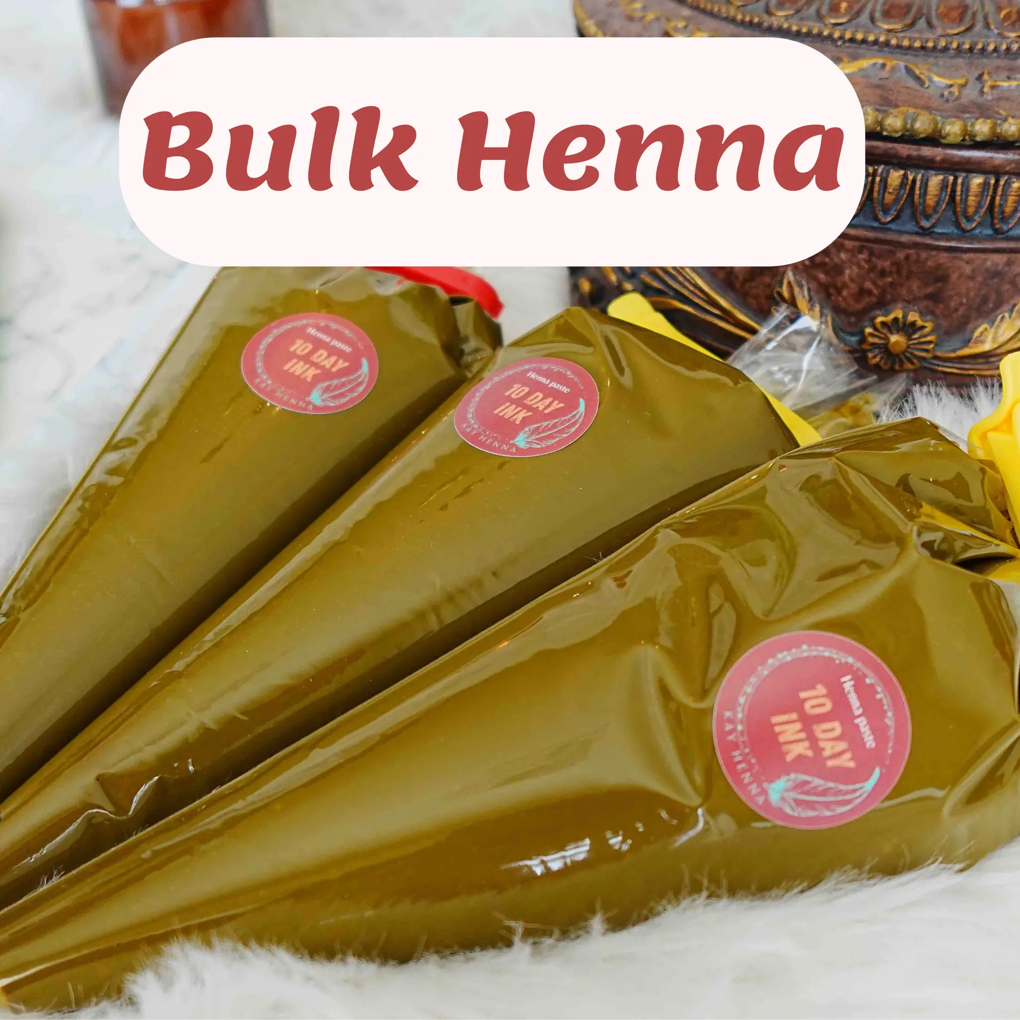Bulk Henna Paste - Organic - Dark Red Stain