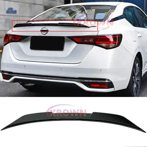 FITS 2020-2026 NISSAN SENTRA GLOSSY BLACK JDM DUCKBILL STYLE TRUNK SPOILER WING LID