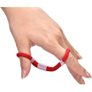 Adjustable Archery Finger Sling, Hunting Shooting Accessory for Recurve Bow, Available in 2 Colors and 3 Sizes
