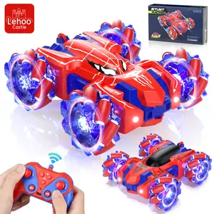 Spider Remote Control Car - Double Sided RC Stunt Car Outdoor Toys For Kids, 360° Flip 4WD Rechargeable Race Car, Girls Boys Gifts, 360° Rotating RC Stunt Car, Outdoorfun, Kids Stuff For Boys, Christmas gifts, Black Friday gifts