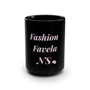 Fashion Favela NS | Black 15oz Ceramic Coffee Cup