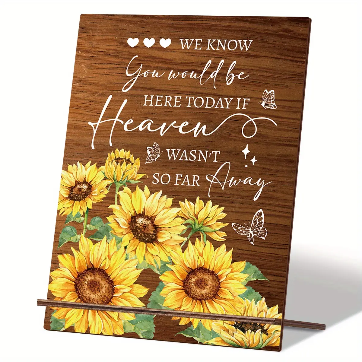 In Loving Memory Wedding Sign, Wedding Wooden Decorations for Reception, Memorial Table Sign for Wedding, Sympathy Gift for Weddings Gifts Anniversaries Reunions.
