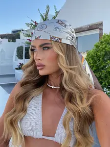 Women's elegant scarf, high-end silk square scarf, casual versatile bandana, Scarf head wrap, Headscarf, suitable for daily decoration hijab, suitable for neck, head leather bag