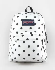 JANSPORT SuperBreak Plus Backpack, Spot On White, ONESZ JANSPORT SuperBreak Plus Backpack, Spot On White, ONESZ