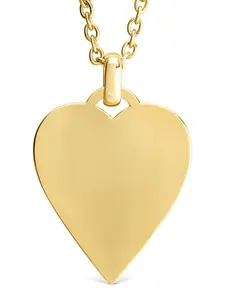 Rita Polished Heart Statement Necklace