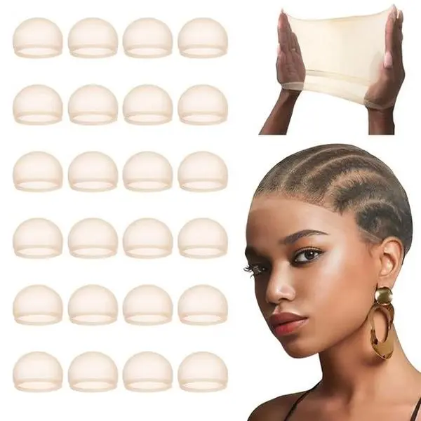 Geeta Hair- Wig Cap and Brand For Lace Frontal Closure Wigs Breathable Invisible Elastic Wig Cap Haircare Hairline Smooth Heatless