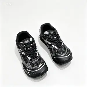 Y2K Silver Retro Basketball Sneakers | Casual Streetwear Running Shoes | Fast Shipping From China