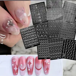 1pcs Airbrush Sticker - Ombre Nail Sticker