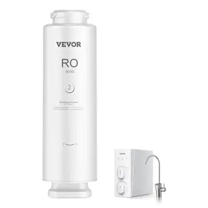 VEVOR Reverse Osmosis System, 800 GPD 11-stage Reverse Osmosis Water Filter Replacement, RO Filter Cartridge for 24 Months, Reduces Lead & Chlorine, Compatible with SS-005 Under Sink Water Filter