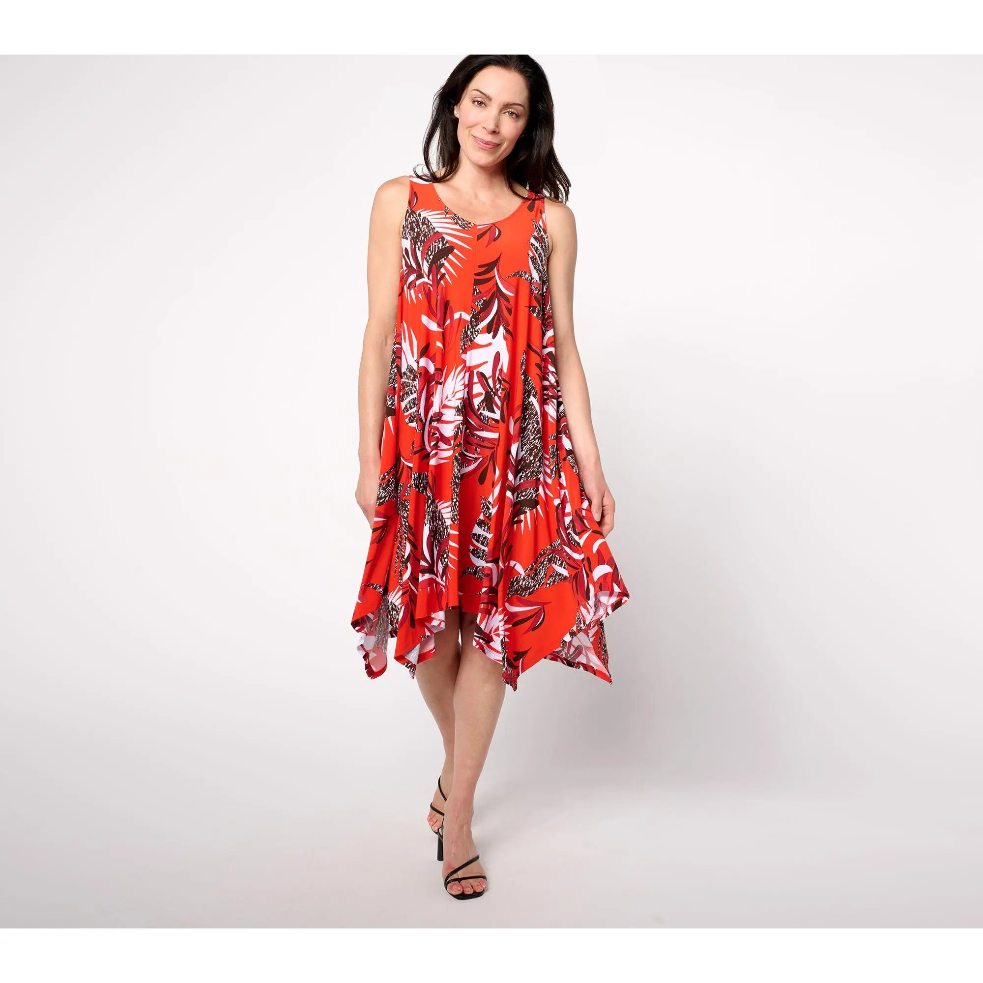 Attitudes by Renee Regular Como Jersey Swing Dress