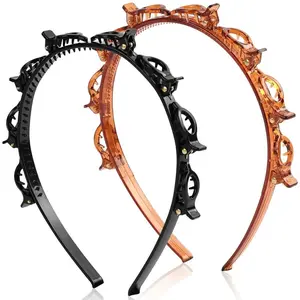 Minimalist Cute Hair Accessories Set Bangs Hair Pins Multifunctional Scrunchie 2-in-1 Girls Everyday Styling Hair Braiding Accessories