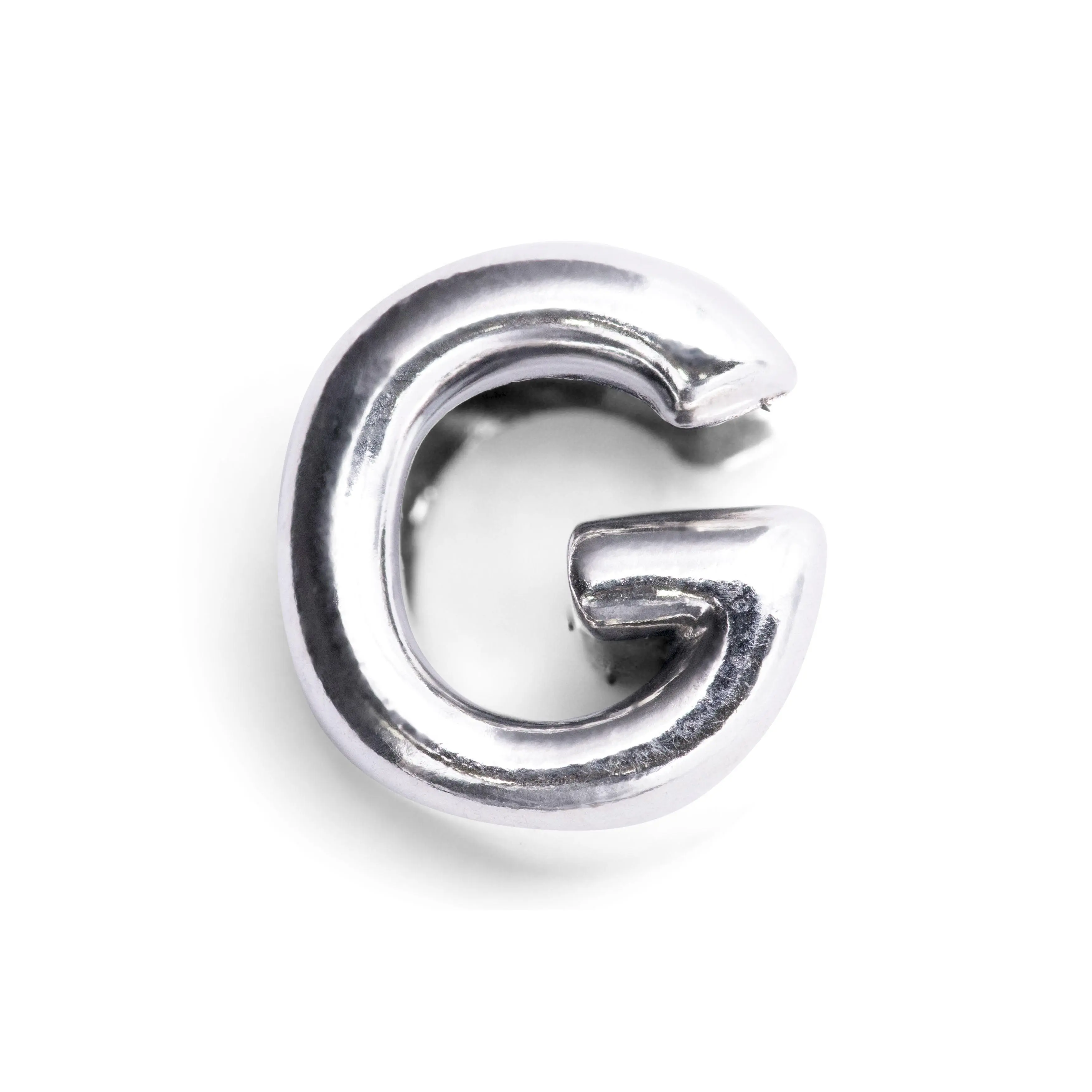 PANDORA Monogram Capital G Single Charm - Sign Your Name Fashion Costume Jewelry Charm & Pendant, Model 797461
