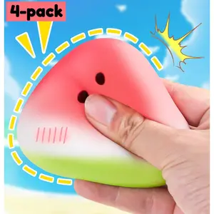 Summer watermelon pinching music slow rebound wet soft high value decompression vent toy ornament