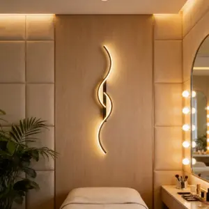 Modern LED Wall Light Home Decor, 60/80/100cm Nordic Bedside Lamp for Living Room TV Background Wall, Bedroom Study Decoration