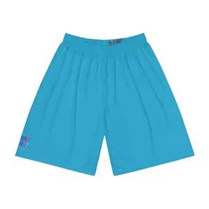 Bucket Buddies Blue Men’s Sports Shorts (AOP)