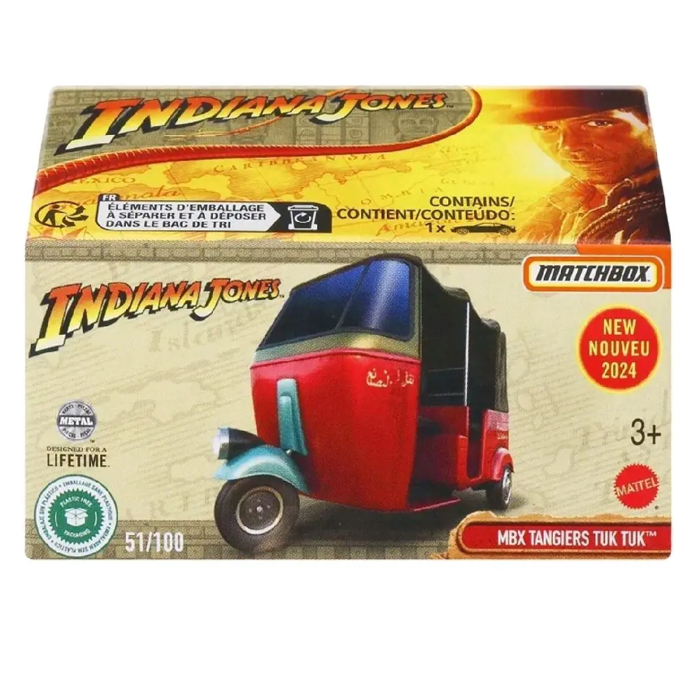New 2024 Matchbox MBX Tangiers Tuk Tuk Model Car, Matchbox 51/100 Diecast Toy, Ideal for Collectors, Enthusiasts & Gifting