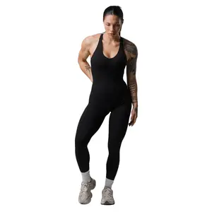 Gymreapers Axis Bodysuit – Flowstate Sculpted Open-Back Performance Training Bodysuit