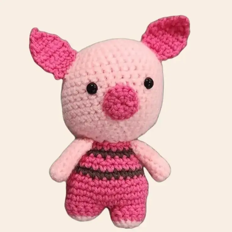 Piglet Amigurumi Crochet Doll