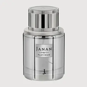 Janan Platinum Perfume for Men – Citrus & Spicy Scent – Long-Lasting 100ml Eau de Parfum