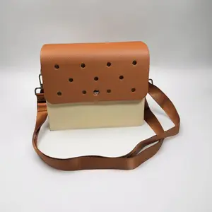 Vintage Messenger Bag with Leather Shoulder Straps - Men's Crossbody Satchel, Work & Travel Use, Gift Option + 5 Free Jibitz