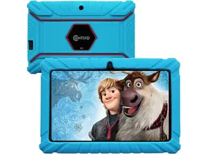Contixo V8-2 7 inch Kids Tablets - Tablet for Kids with Parental Control - Android Tablet 16 GB HD Display Durable Case & Screen Protector WiFi Camera-Learning Toys for 2 to 10 Years Old (Blue)