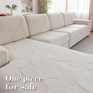1 Count Elastic Sofa Seat Cover, Modern Anti-Slip Universal Slipcover for L-Shaped and 1–4-Seater Sofas, Elastic Sofa Slipcover