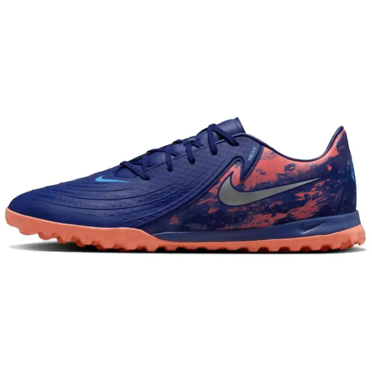 Nike Phantom Gx 2 Academy TF Erling Haaland Force9 Blue Void Trendy Durable Non-slip Soccer Cleats Men's HV4069-400