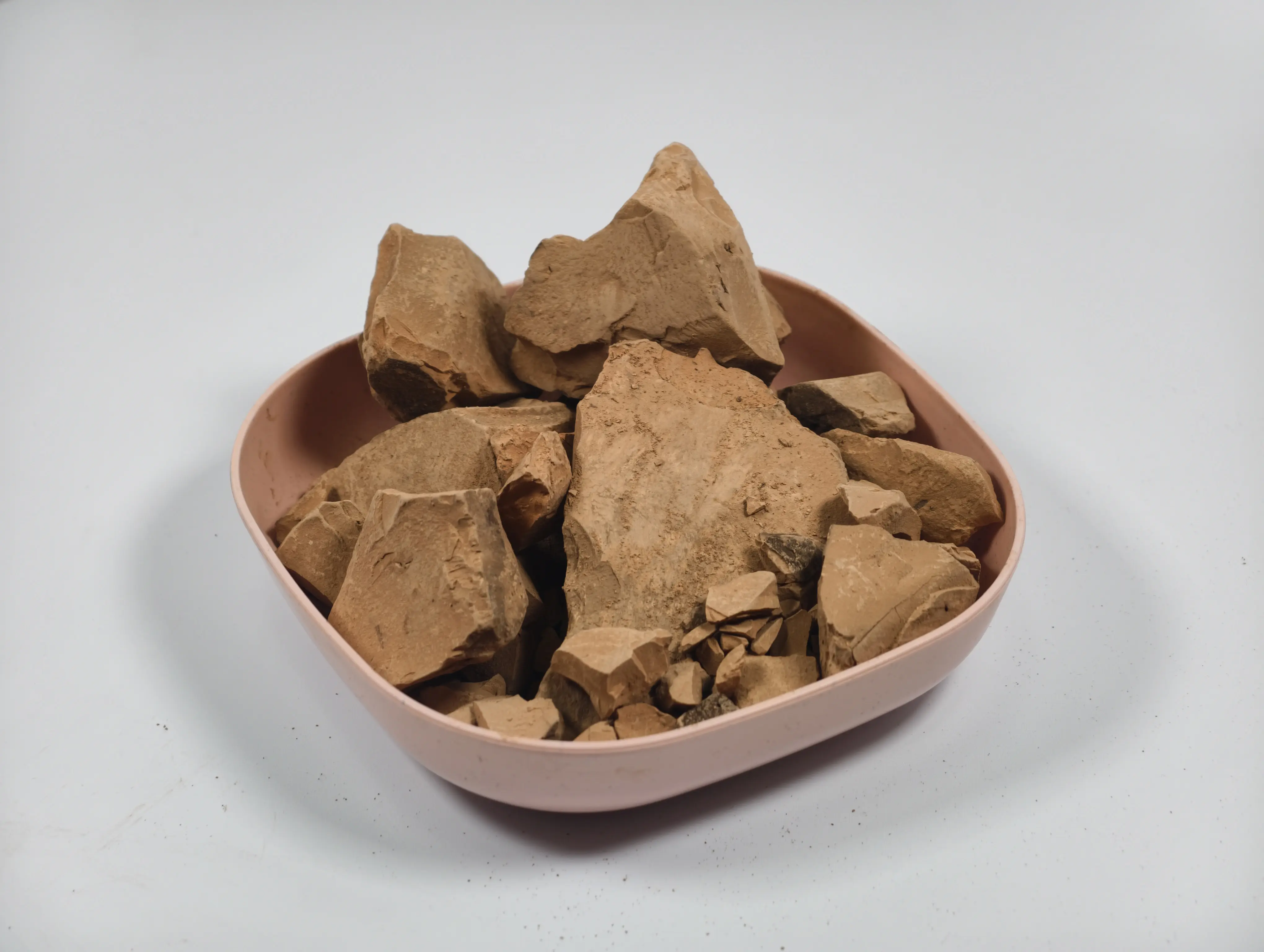 100% Pure Additive-Free Natural Kaolin Clay - Edible & Cosmetic Grade, Slightly Viscous Yellow-Brown for Mixing, Versatile Use Garden Soil Supplement, 4oz 113g