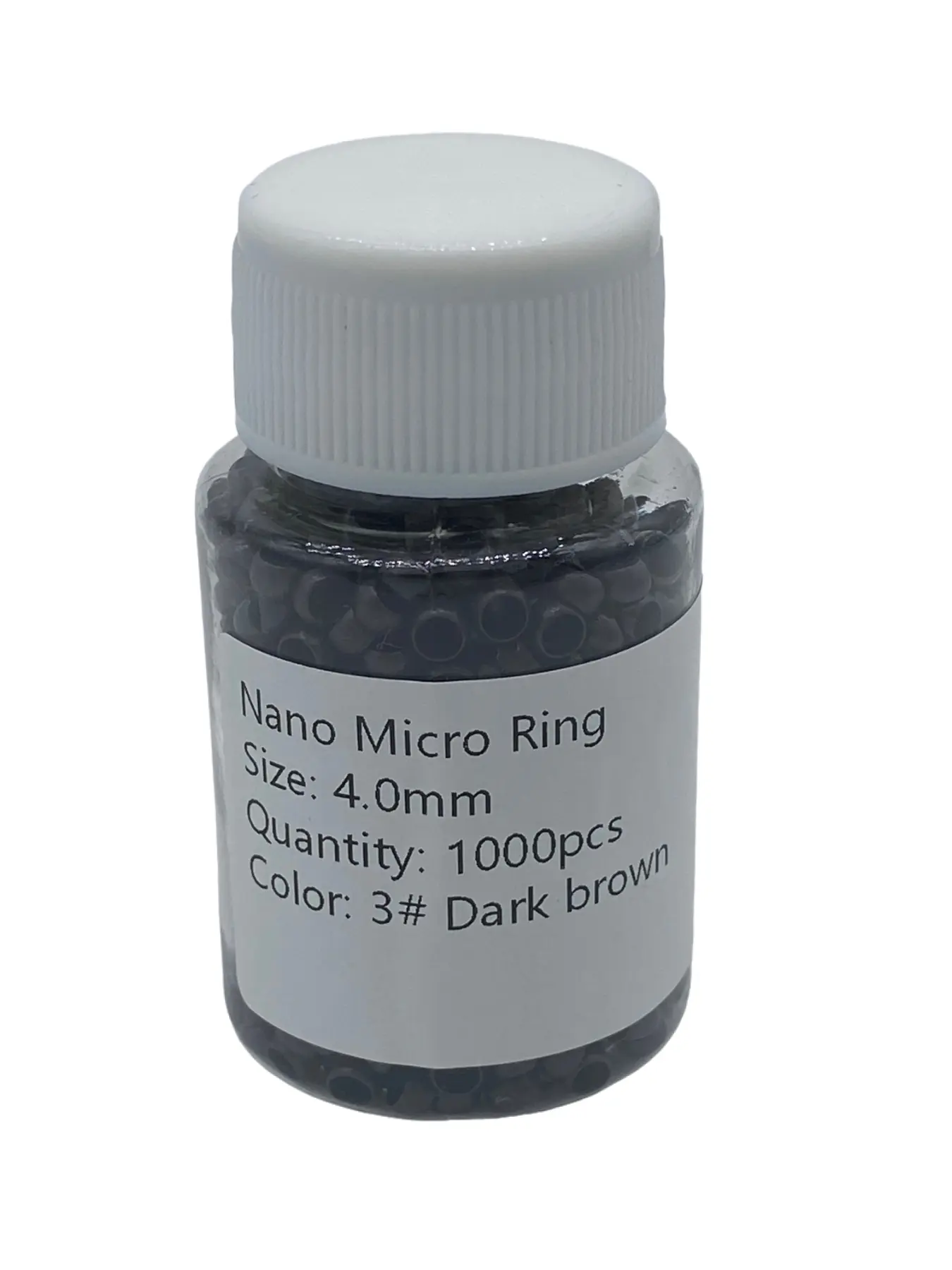 1000 pcs/Lot 4.0*2.7*2.5 mm Black nano micro rings copper micro beads For Nano Ring Hair Extensions 2 color in stock Hair Tools Hair Styling Tools Salon Supplies Hair Salon Equipment