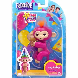 Fingerlings Baby Monkey Fiesta Figure Pink