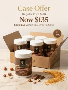 Chocolate Hazelnut Cream Spread - Dubai Kunafa Dessert Filling | Cavella
