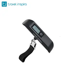 travel inspira, Luggage Scale, Portable Digital Hanging Baggage Scale, For Travel, Suitcase Weight Scale, With Rubber Paint, 110 Pounds, Battery Included