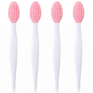 4Pcs Silicone Face Scrubber Set | Deep Cleansing Exfoliator for Pores & Blackheads