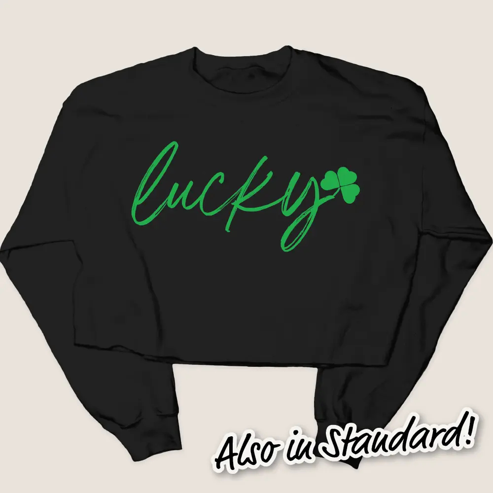 St. Patricks Day Sweatshirt - Lucky Shamrock