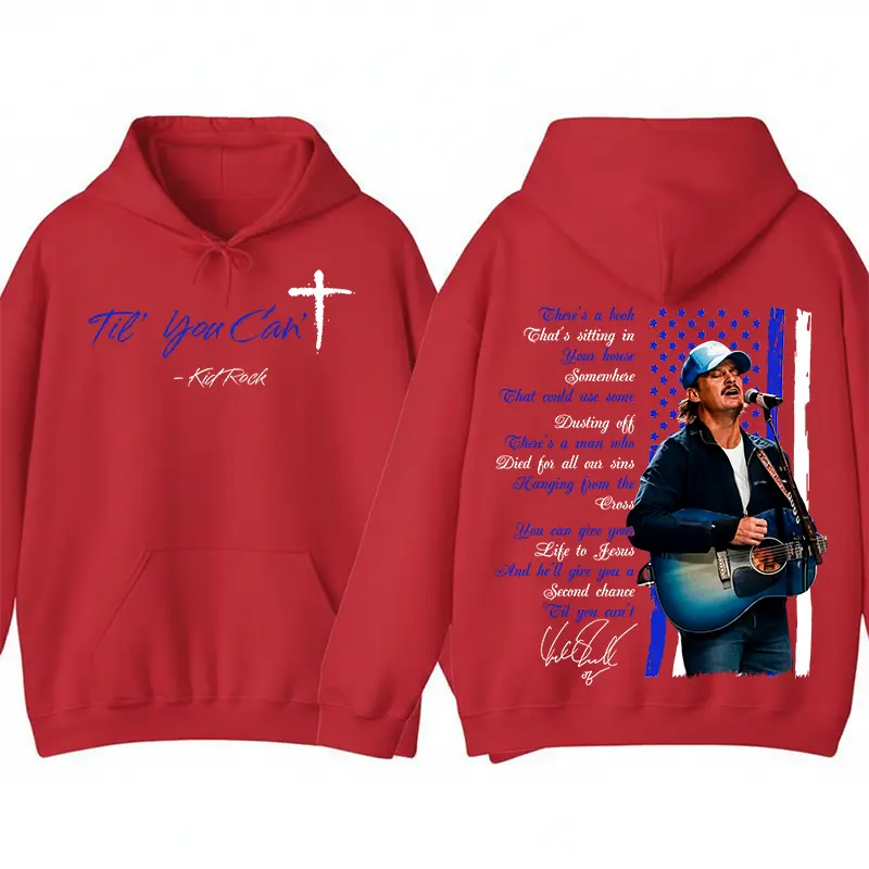 KidRock Til you Cant' Unisex Tee , S-5XL Short Sleeve For Men, Women