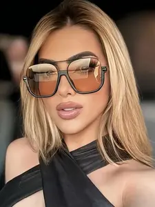 Women's Sunglasses, Trendy Casual Sunglasses for Everyday Use, Fashion Accessories for Outdoor Activities, Fashionable Frames Sunglasses