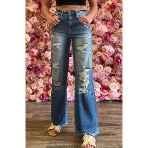 Mattie Highrise Wide Leg Flare Jeans