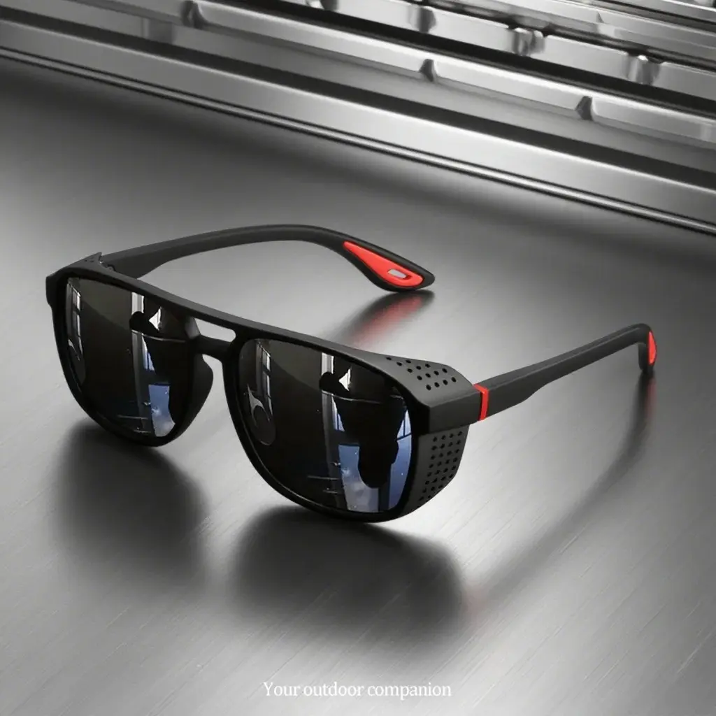 Men's Polarized Wraparound Sport Sunglasses - Lightweight Frame, UV400 UV Prevention Lenses, Windproof Bike Gear Riding Glasses for Cycling, Running, Men's Fashion Eyewear Accessories, Men's Sunglasses