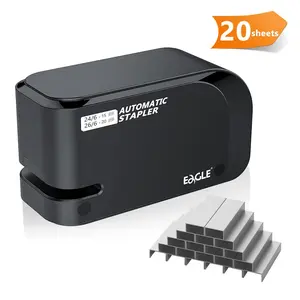 Electric Stapler without Battery, 1 Set Automatic Desktop Stapler with Staples, Battery Or AC Powered Stapler, Office Supplies for Home & Office, Office Stationery Supplies