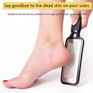 Stainless Steel Foot Care Kit, Dead Skin Remover Tool, Callus File, Pumice Stone, Foot Scrubber, Heel File, Foot Exfoliator
