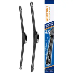 " + " Replacement For RAV Corolla Honda CRV Front Windshield Wiper Blade Original Equipment Automotive Replacement J/U Hook Blades  Pack