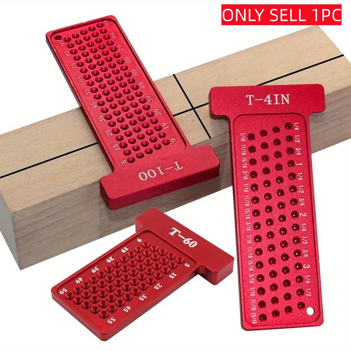 Precision Cross-Line Punching & Engraving Tools, Metric/imperial Measurement, T-Type Hole Gauges, Right-Angle Triangles, Woodworking Guide, T Square Ruler, Measuring Ruler, Measuring Instrument
