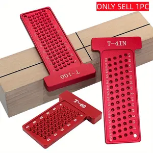 Precision Cross-Line Punching & Engraving Tools, Metric/imperial Measurement, T-Type Hole Gauges, Right-Angle Triangles, Woodworking Guide, T Square Ruler, Measuring Ruler, Measuring Instrument