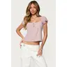 Rhory Pinstripe Babydoll Top